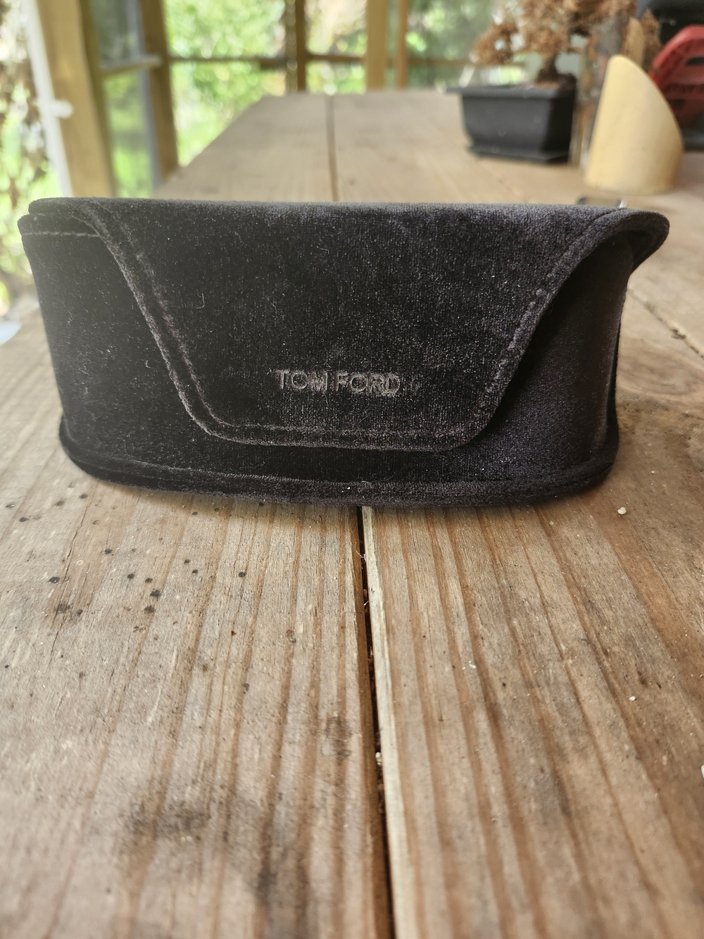 Tom Ford Black Velvet Sunglasses Case